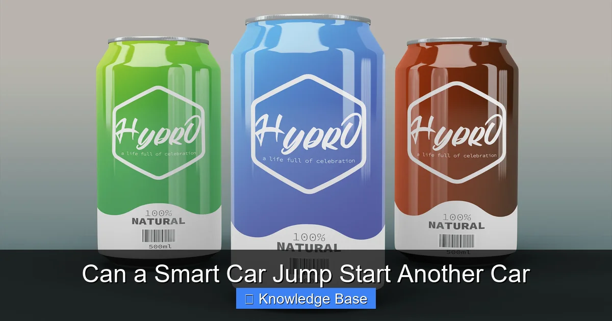 Can a Smart Car Jump Start Another Car