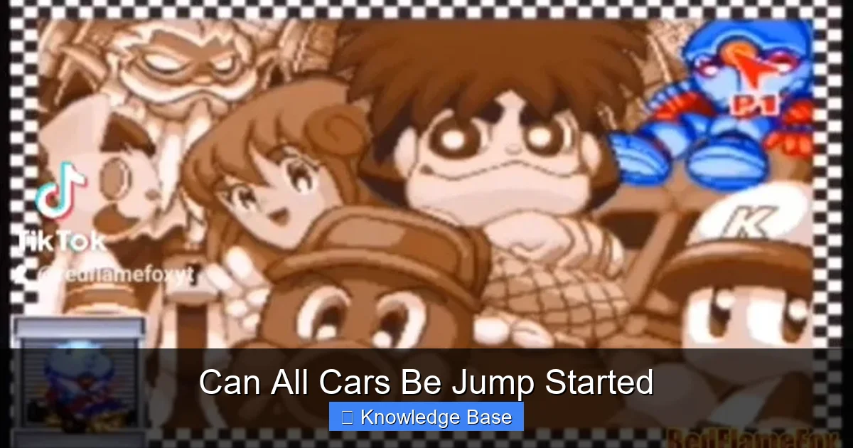 Can All Cars Be Jump Started