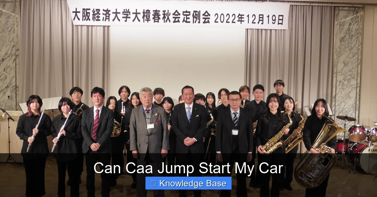 Can Caa Jump Start My Car