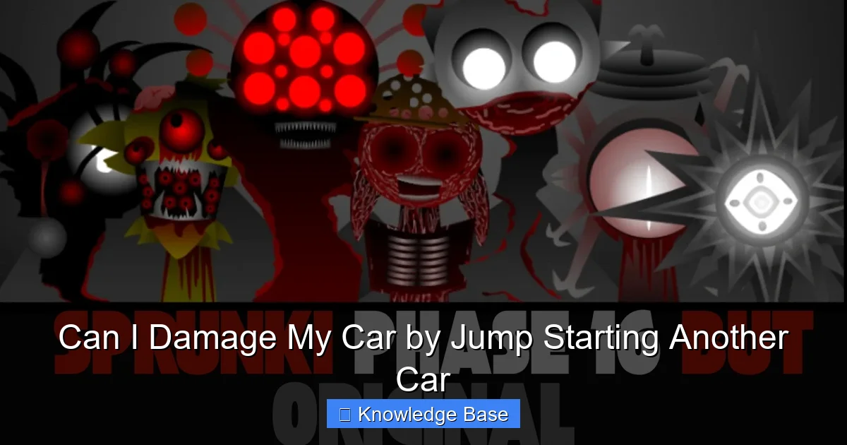 Can I Damage My Car by Jump Starting Another Car