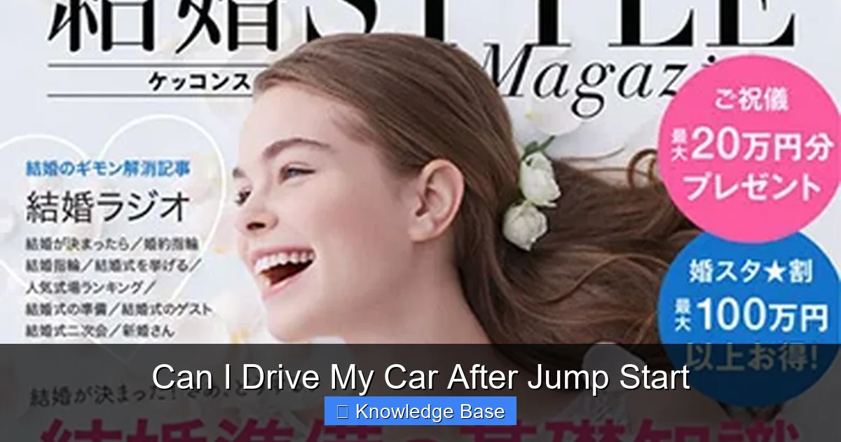 Can I Drive My Car After Jump Start
