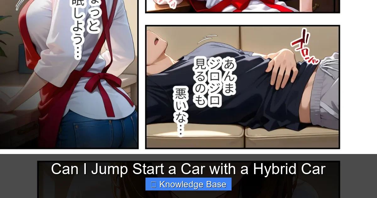 Can I Jump Start a Car with a Hybrid Car