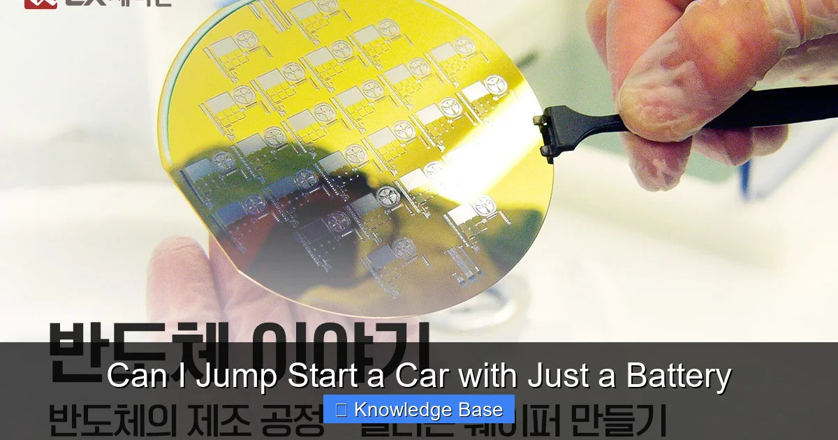 Can I Jump Start a Car with Just a Battery
