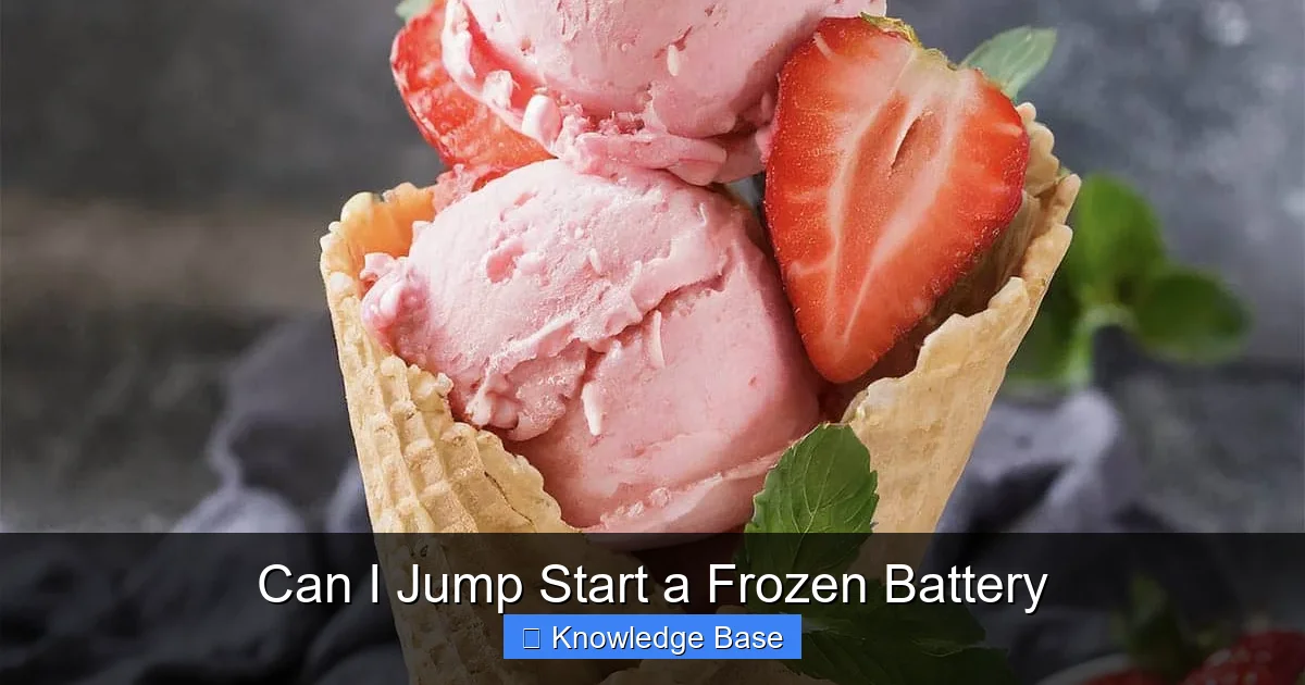 Can I Jump Start a Frozen Battery