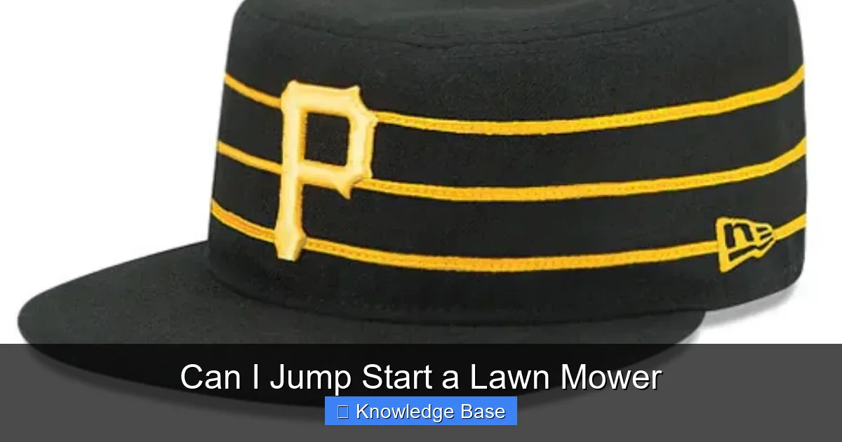 Can I Jump Start a Lawn Mower