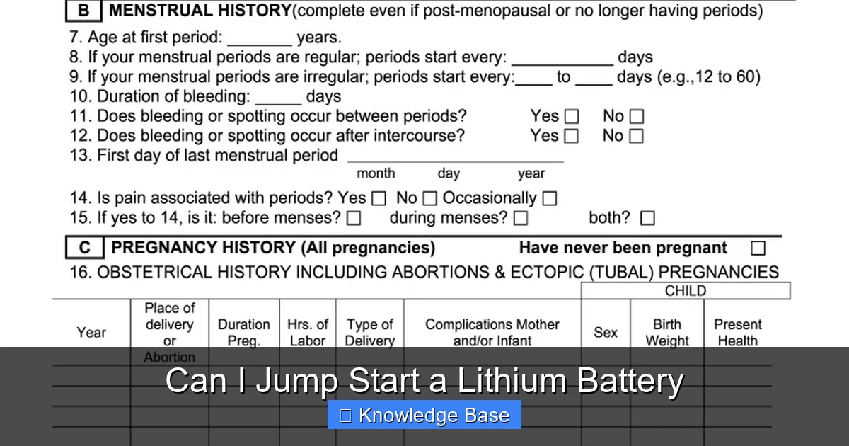 Can I Jump Start a Lithium Battery