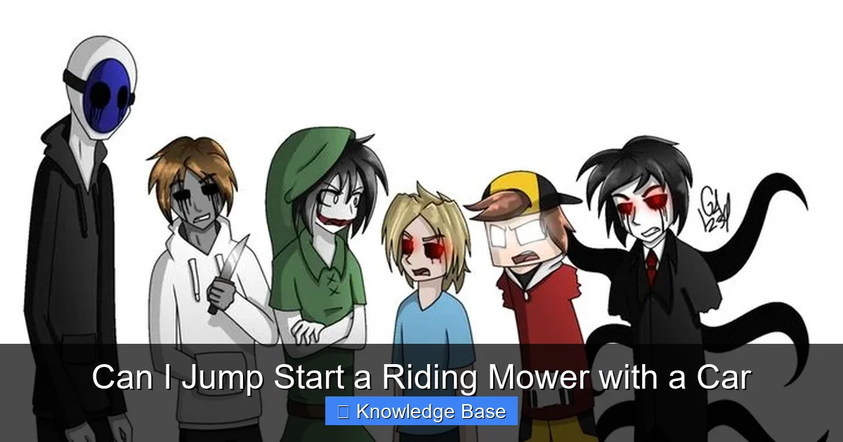 Can I Jump Start a Riding Mower with a Car