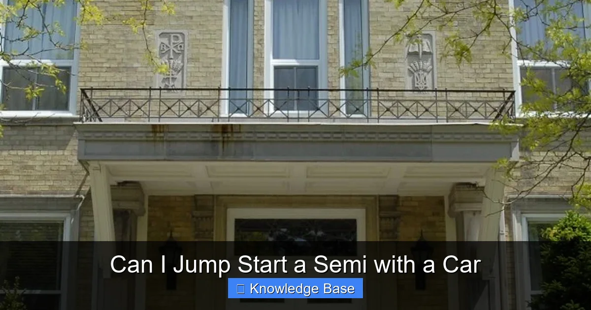 Can I Jump Start a Semi with a Car