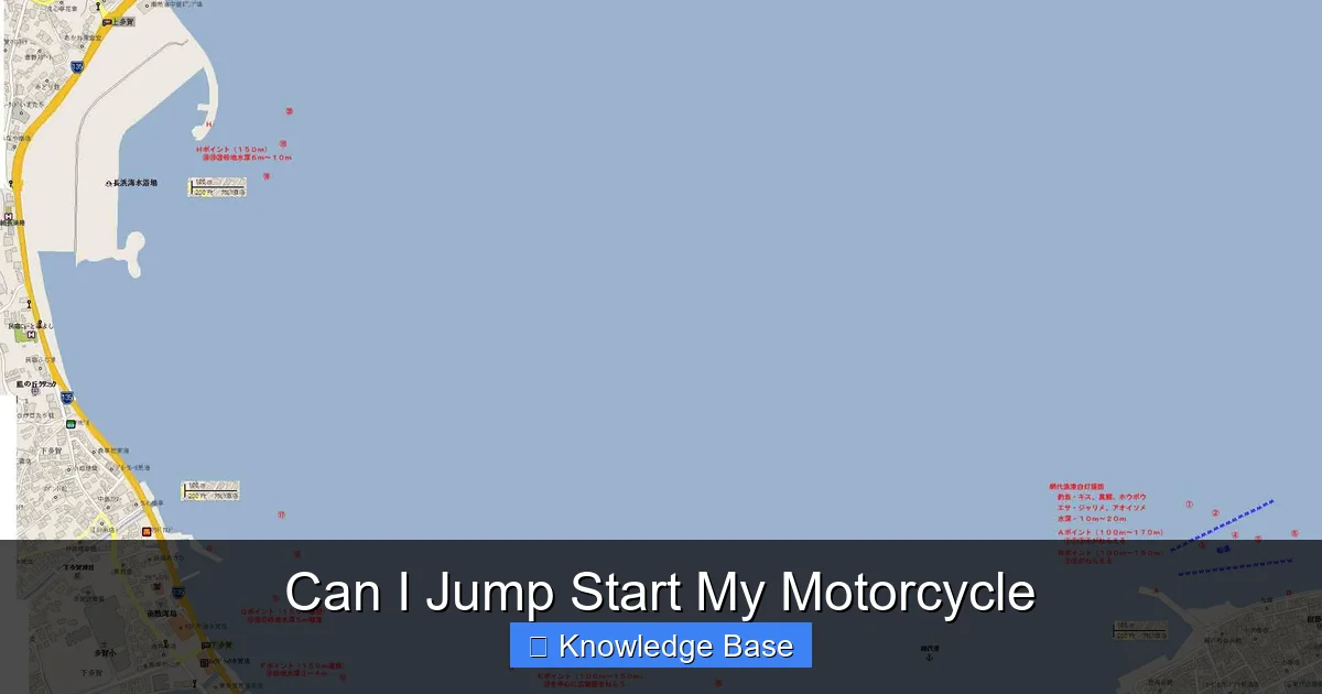 Can I Jump Start My Motorcycle