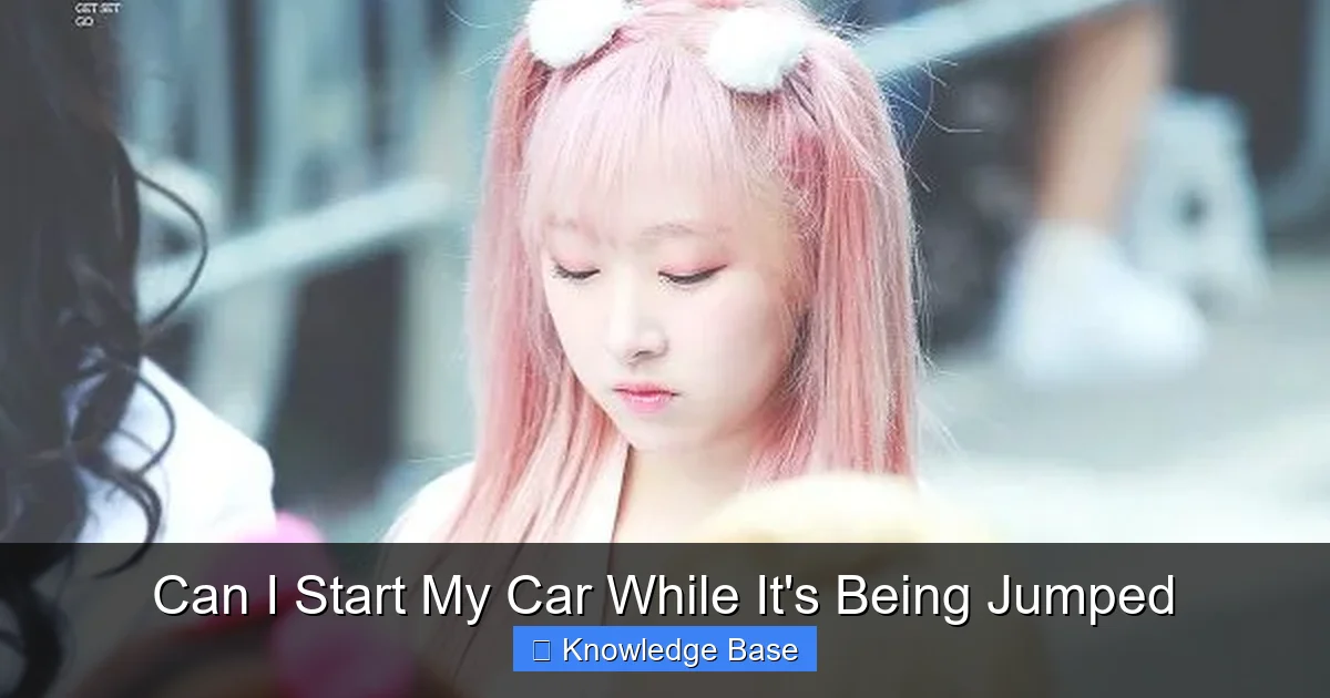 Can I Start My Car While It's Being Jumped