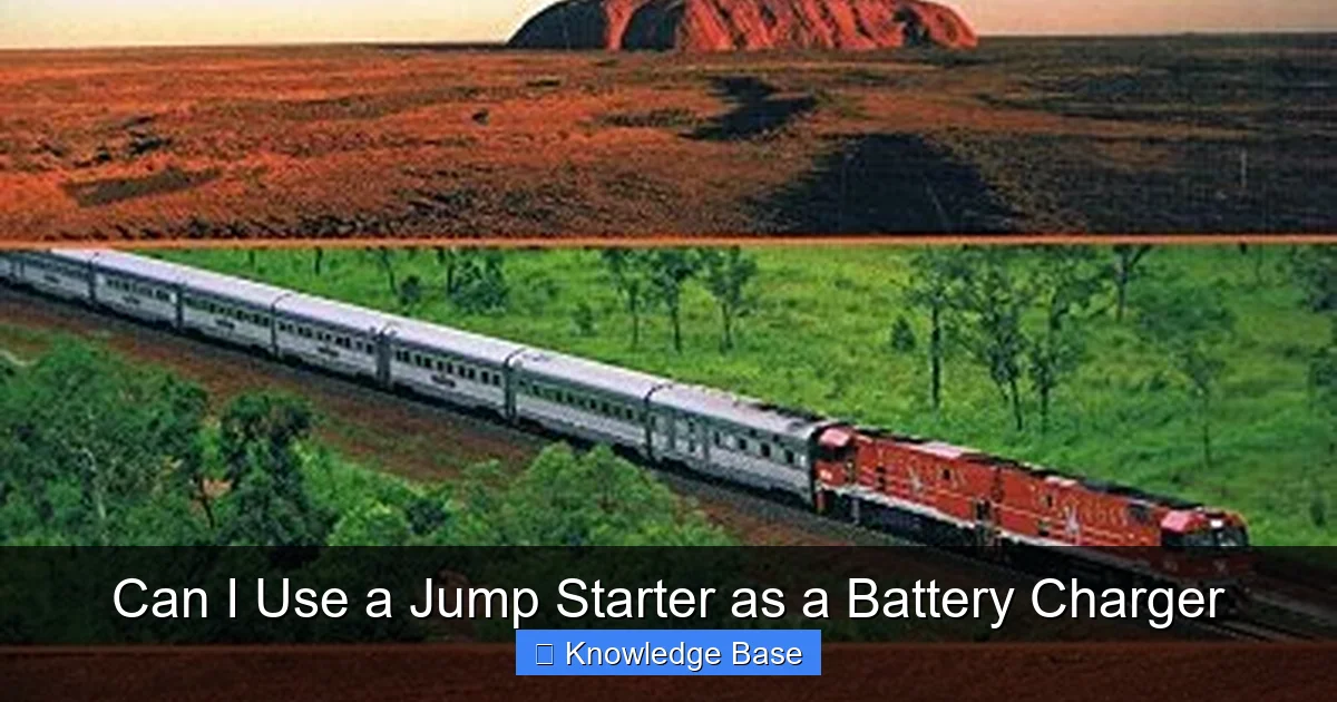 Can I Use a Jump Starter as a Battery Charger