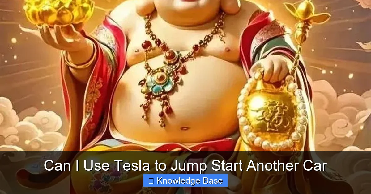 Can I Use Tesla to Jump Start Another Car