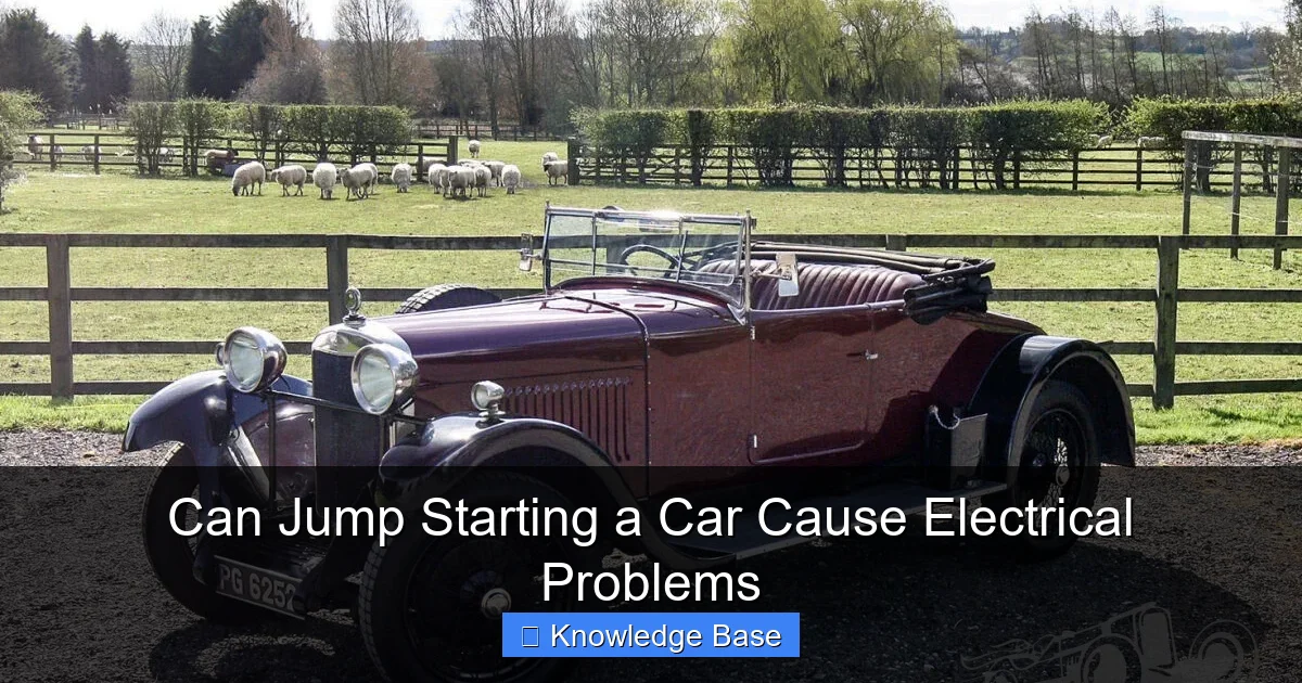 Can Jump Starting a Car Cause Electrical Problems