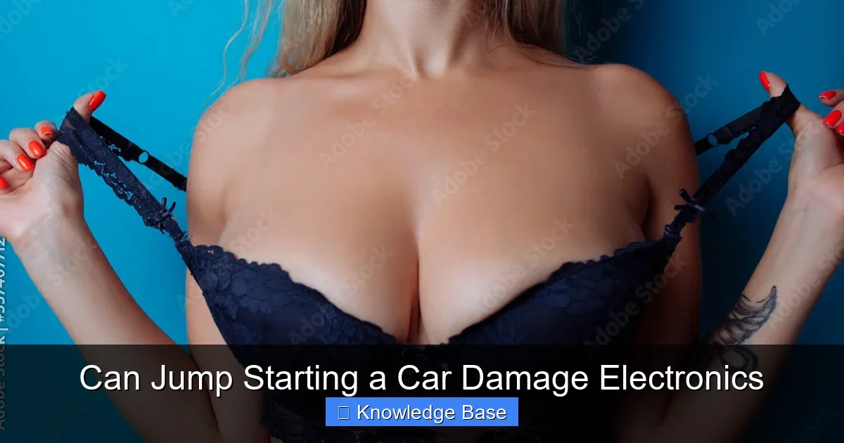 Can Jump Starting a Car Damage Electronics