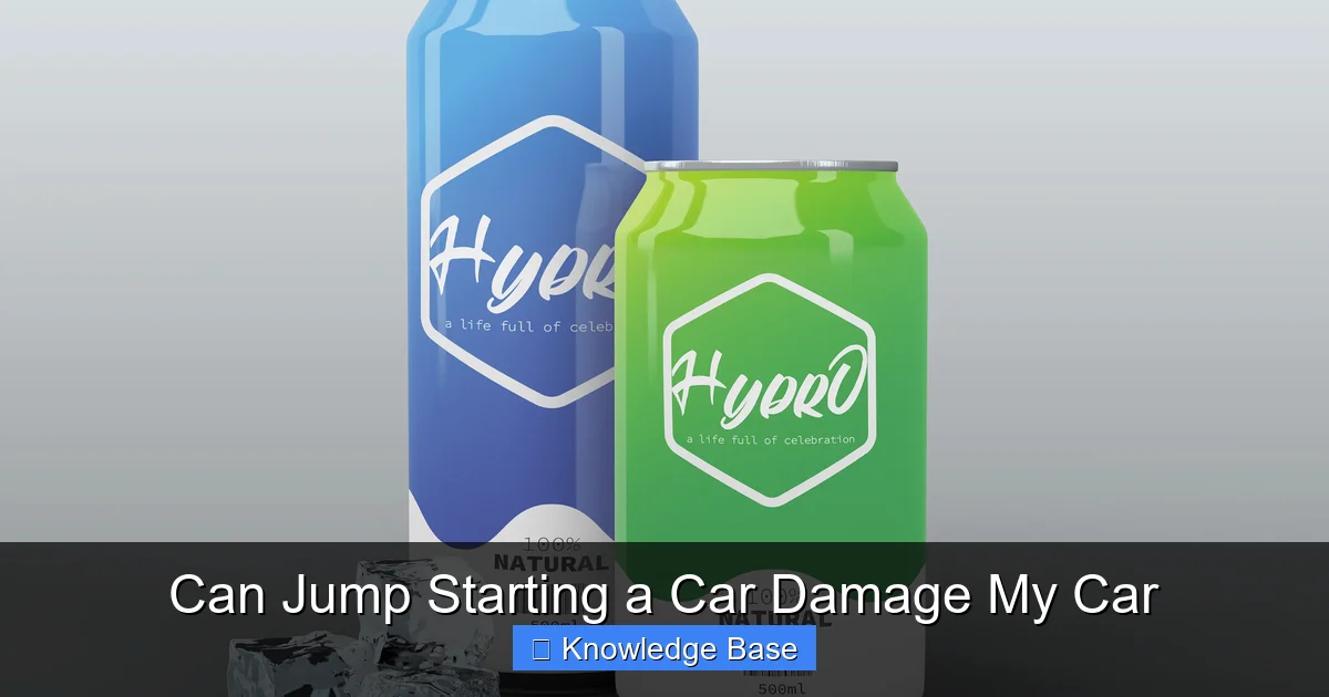 Can Jump Starting a Car Damage My Car