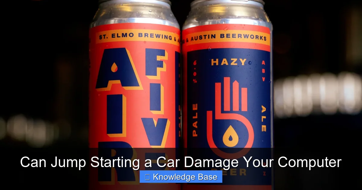 Can Jump Starting a Car Damage Your Computer