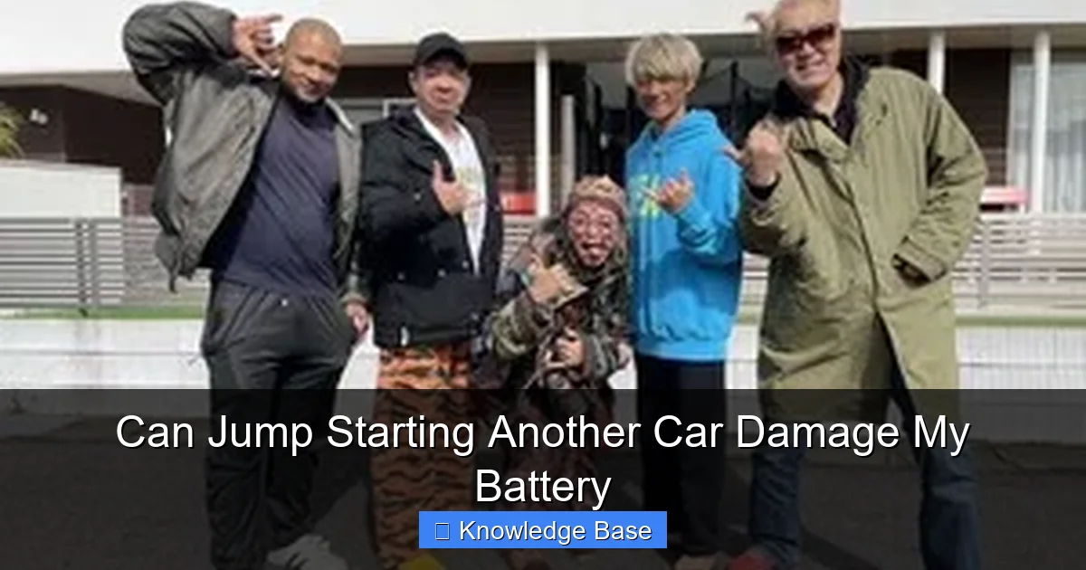 Can Jump Starting Another Car Damage My Battery