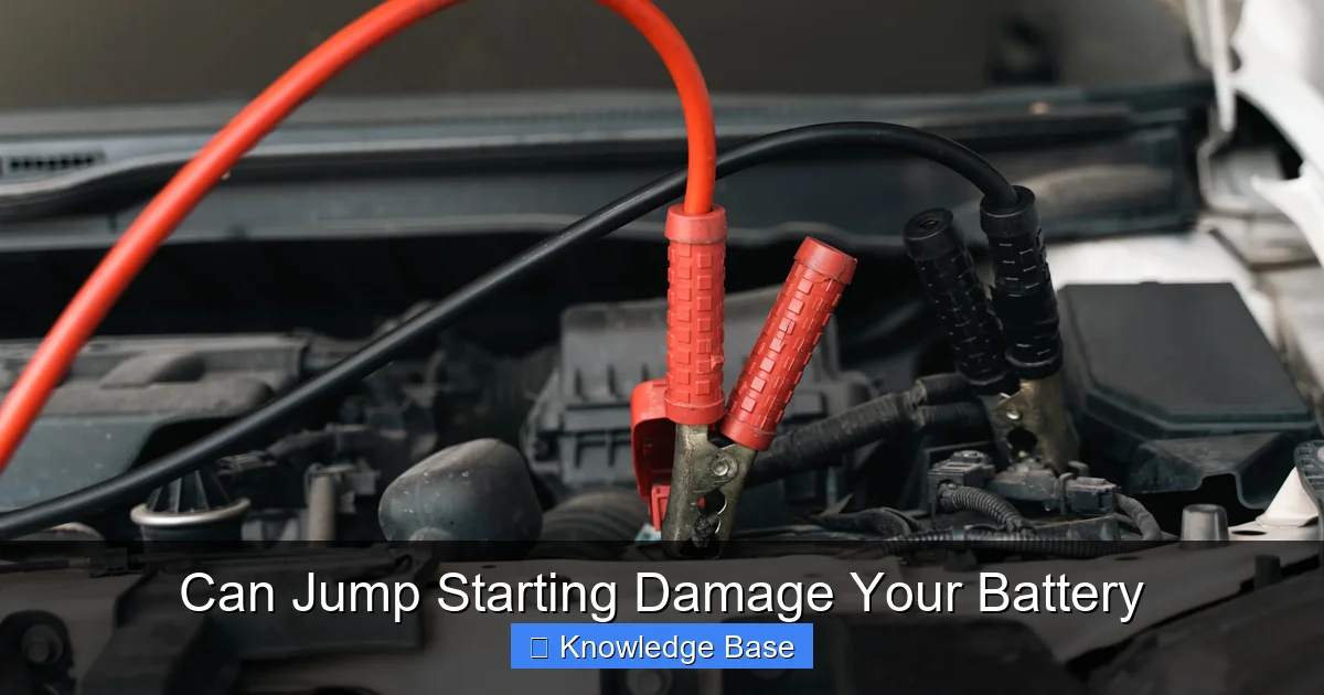 Can Jump Starting Damage Your Battery
