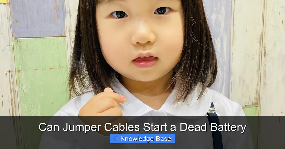 Can Jumper Cables Start a Dead Battery