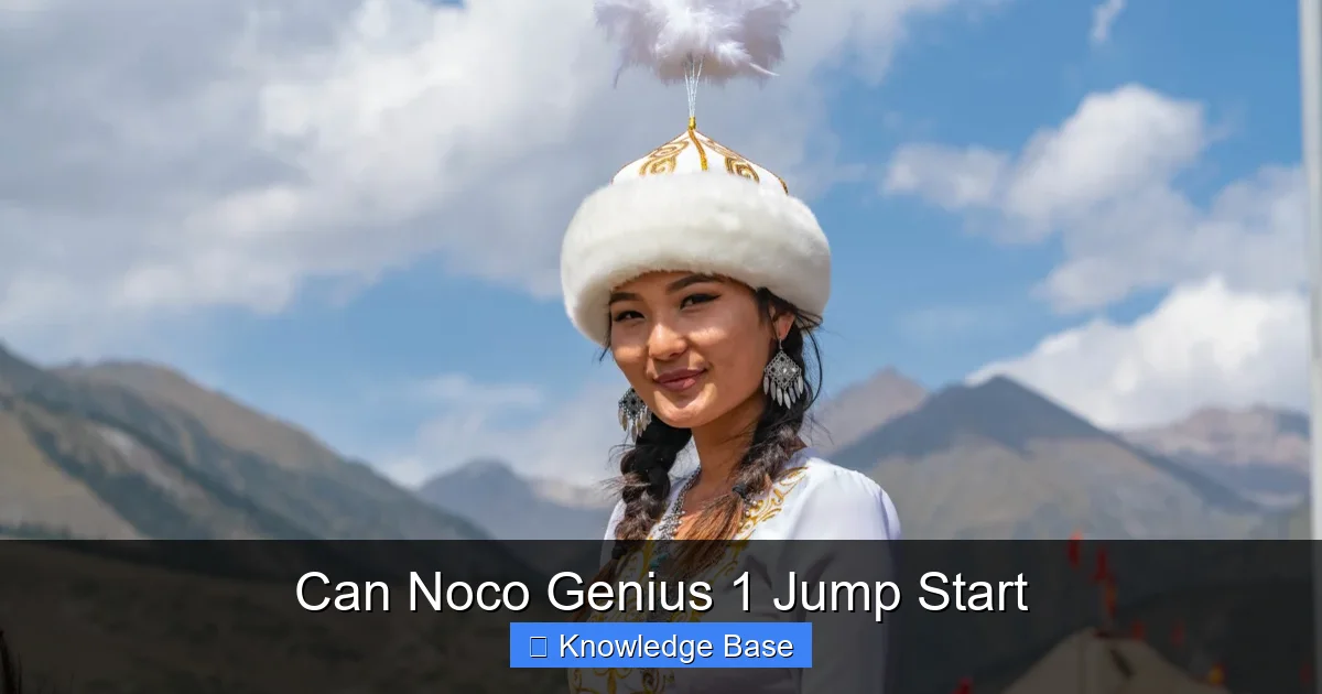 Can Noco Genius 1 Jump Start