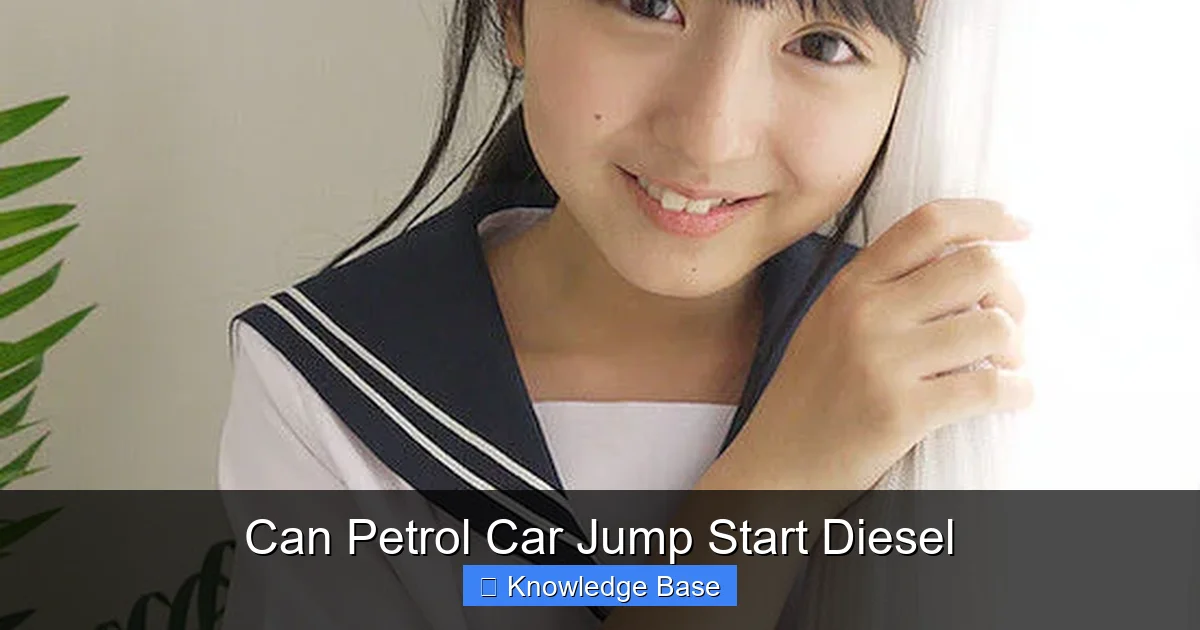 Can Petrol Car Jump Start Diesel