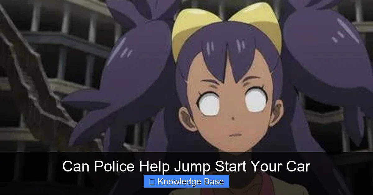Can Police Help Jump Start Your Car
