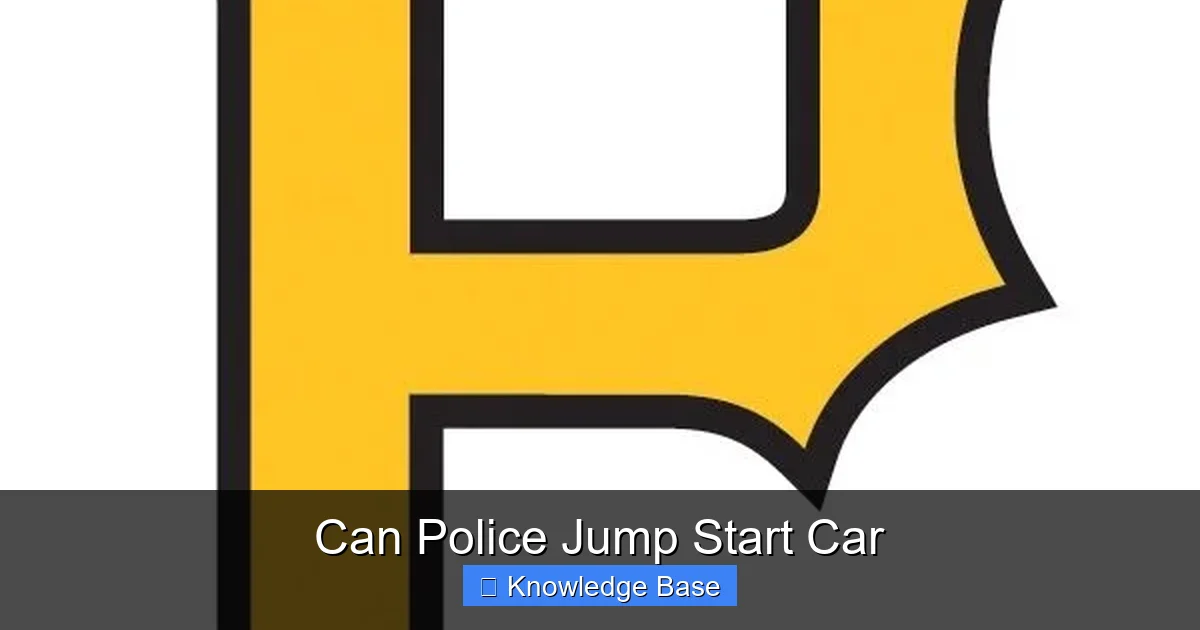 Can Police Jump Start Car