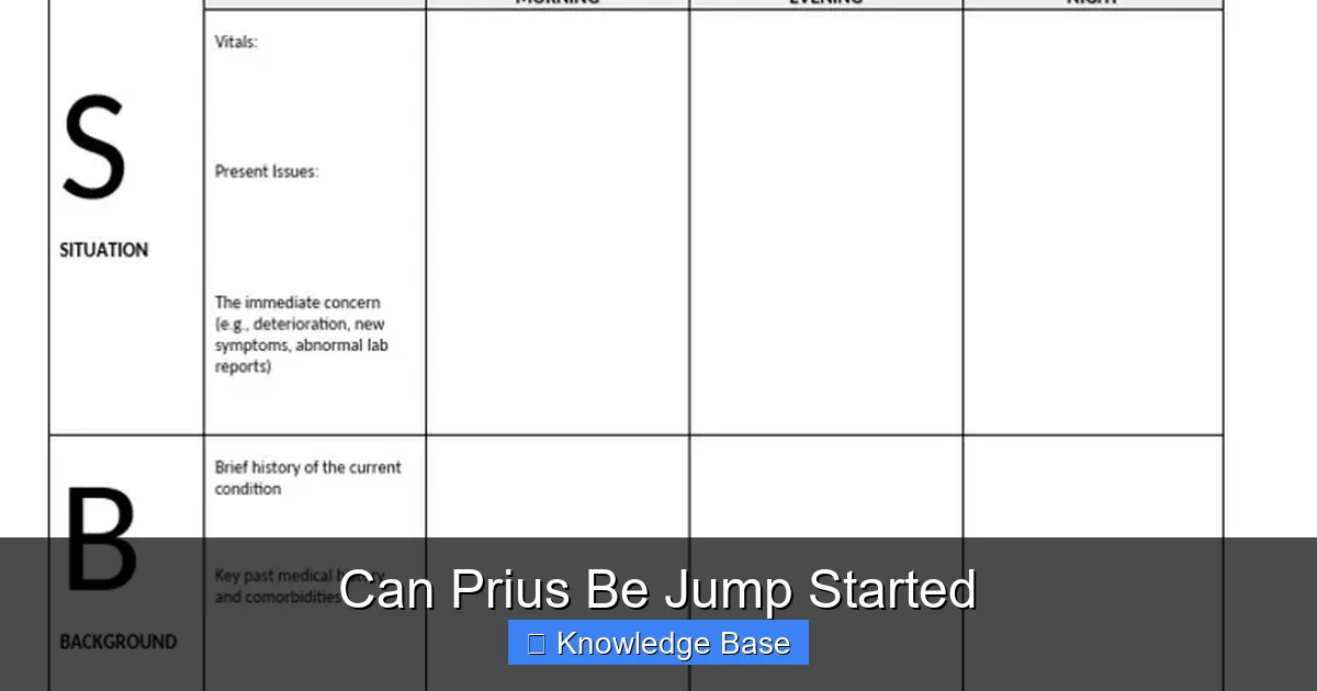 Can Prius Be Jump Started