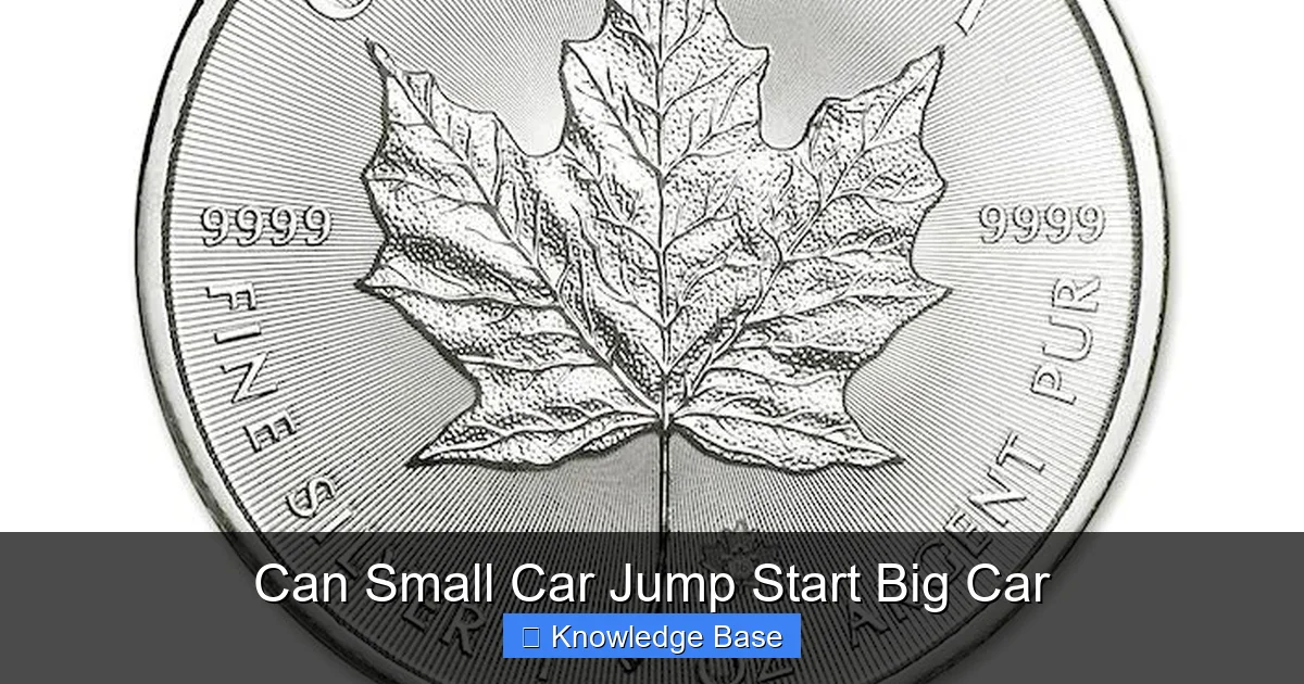 Can Small Car Jump Start Big Car