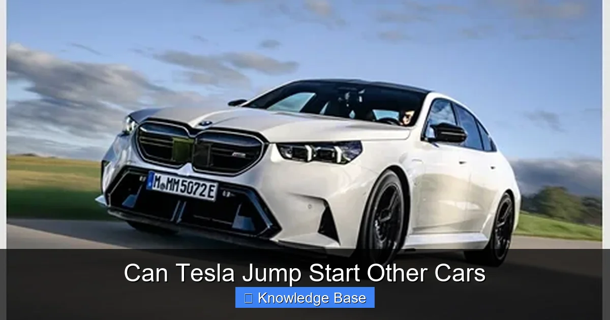 Can Tesla Jump Start Other Cars