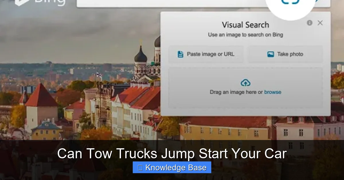 Can Tow Trucks Jump Start Your Car