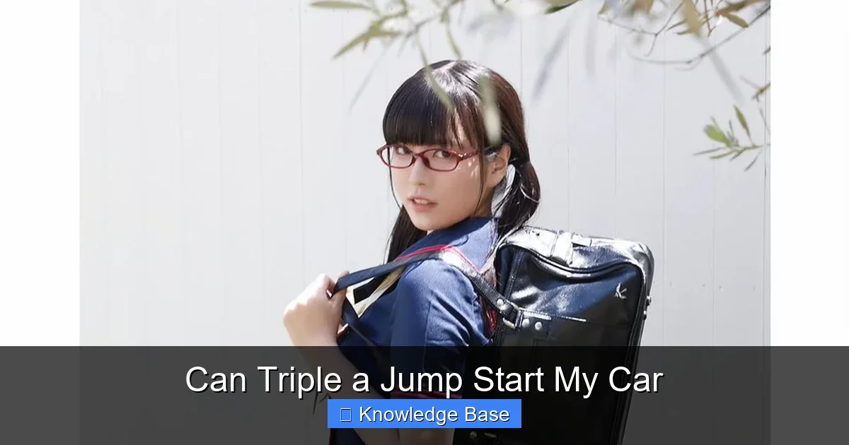 Can Triple a Jump Start My Car