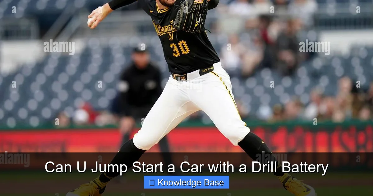 Can U Jump Start a Car with a Drill Battery