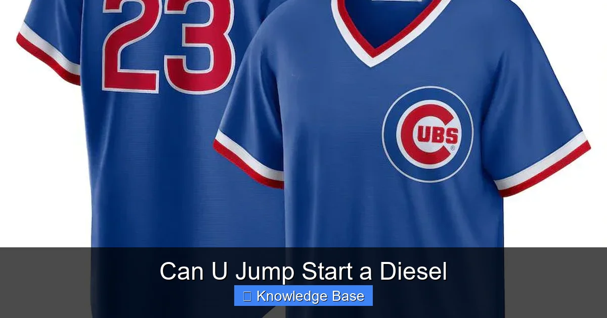 Can U Jump Start a Diesel