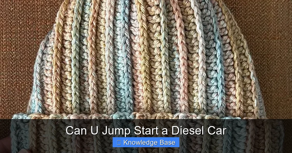 Can U Jump Start a Diesel Car
