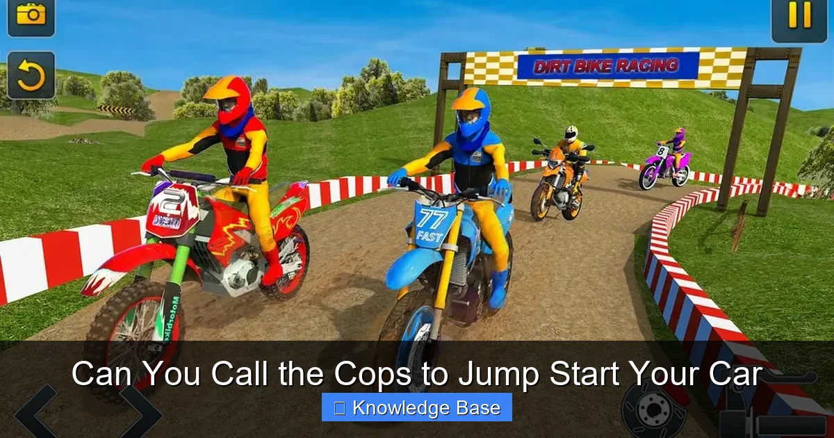 Can You Call the Cops to Jump Start Your Car