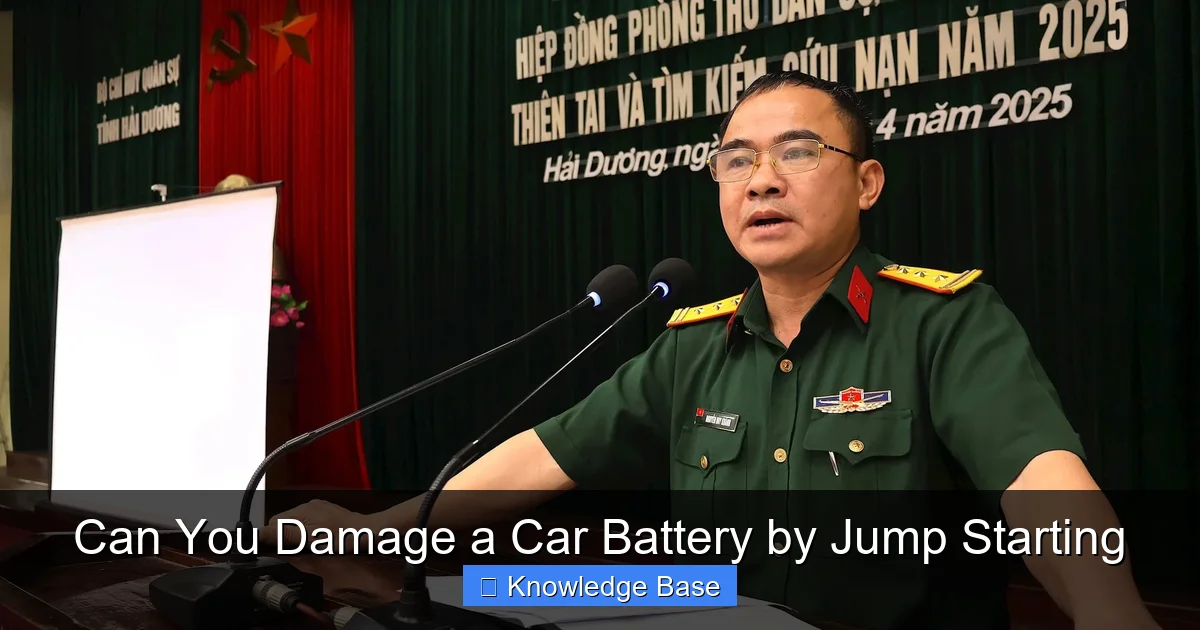 Can You Damage a Car Battery by Jump Starting