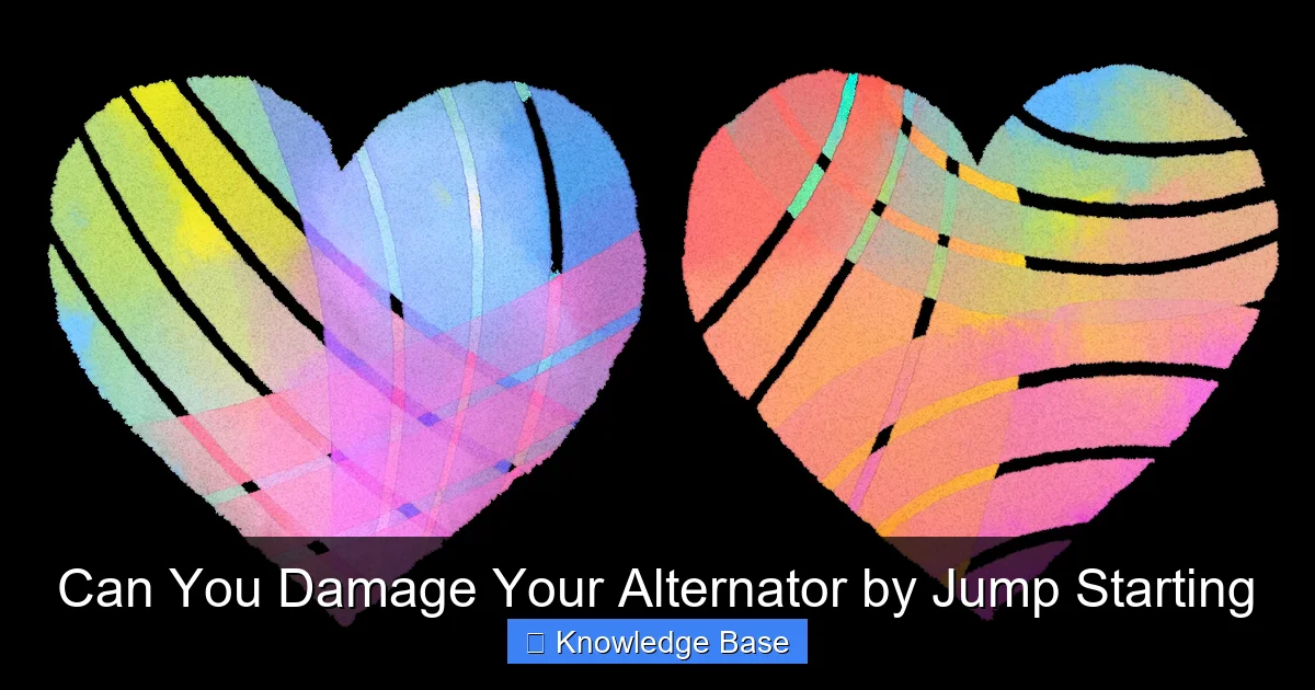 Can You Damage Your Alternator by Jump Starting