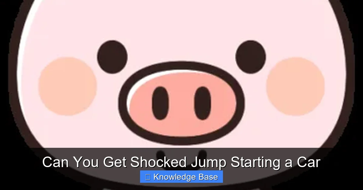 Can You Get Shocked Jump Starting a Car