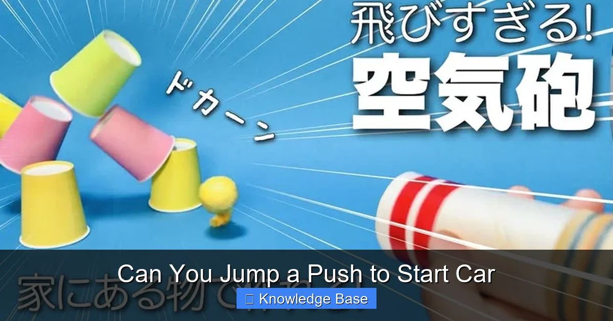 Can You Jump a Push to Start Car