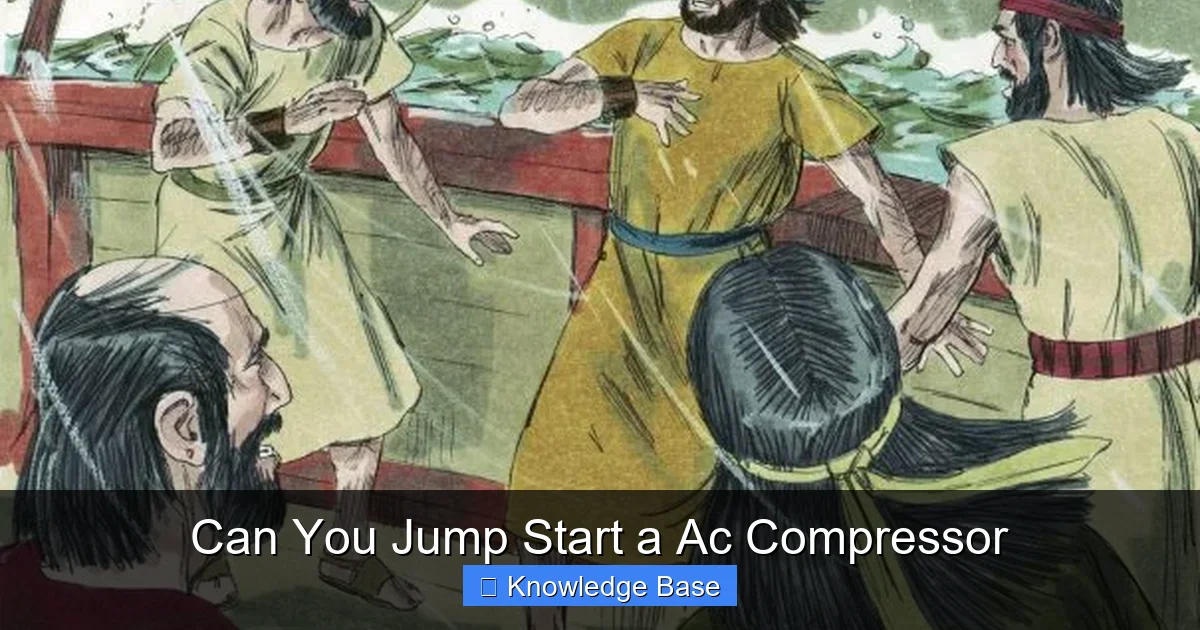 Can You Jump Start a Ac Compressor