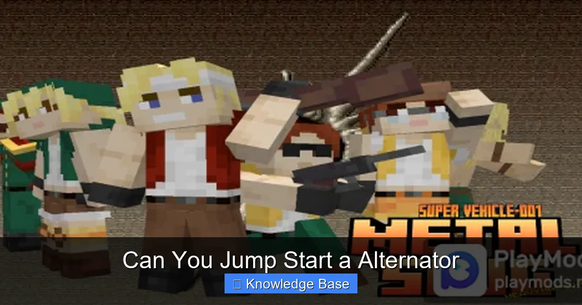Can You Jump Start a Alternator