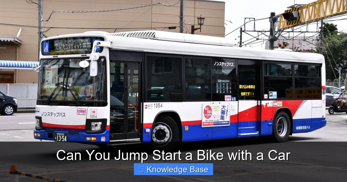 Can You Jump Start a Bike with a Car