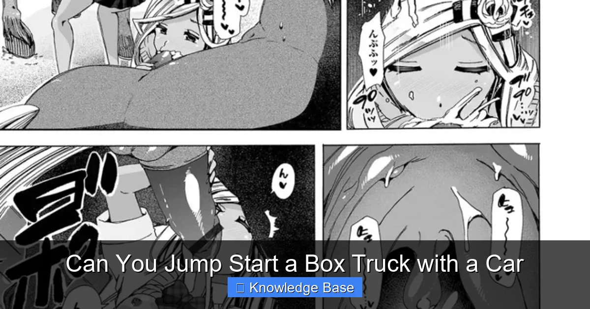 Can You Jump Start a Box Truck with a Car