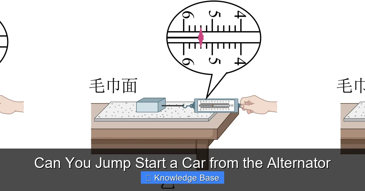 Can You Jump Start a Car from the Alternator
