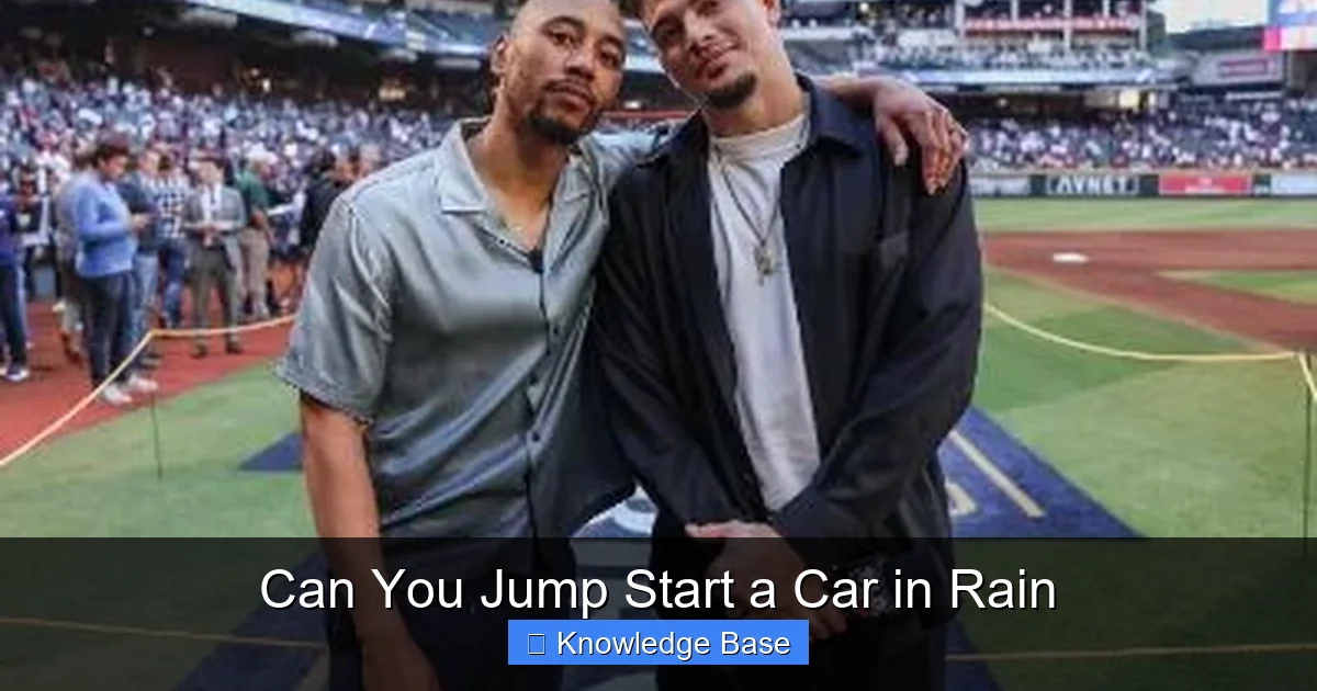 Can You Jump Start a Car in Rain