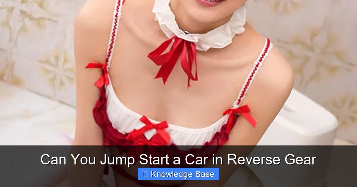Can You Jump Start a Car in Reverse Gear