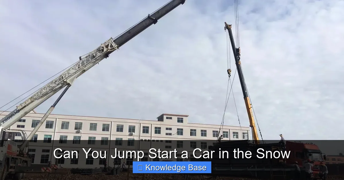 Can You Jump Start a Car in the Snow