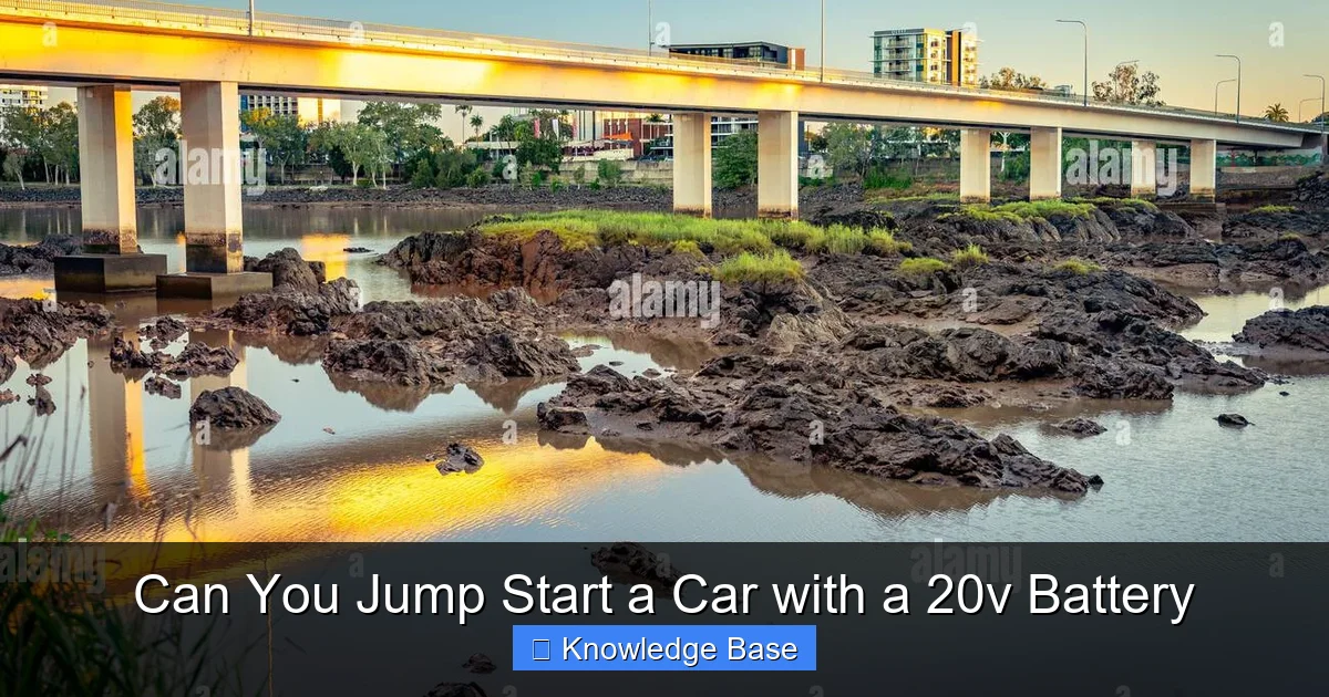 Can You Jump Start a Car with a 20v Battery
