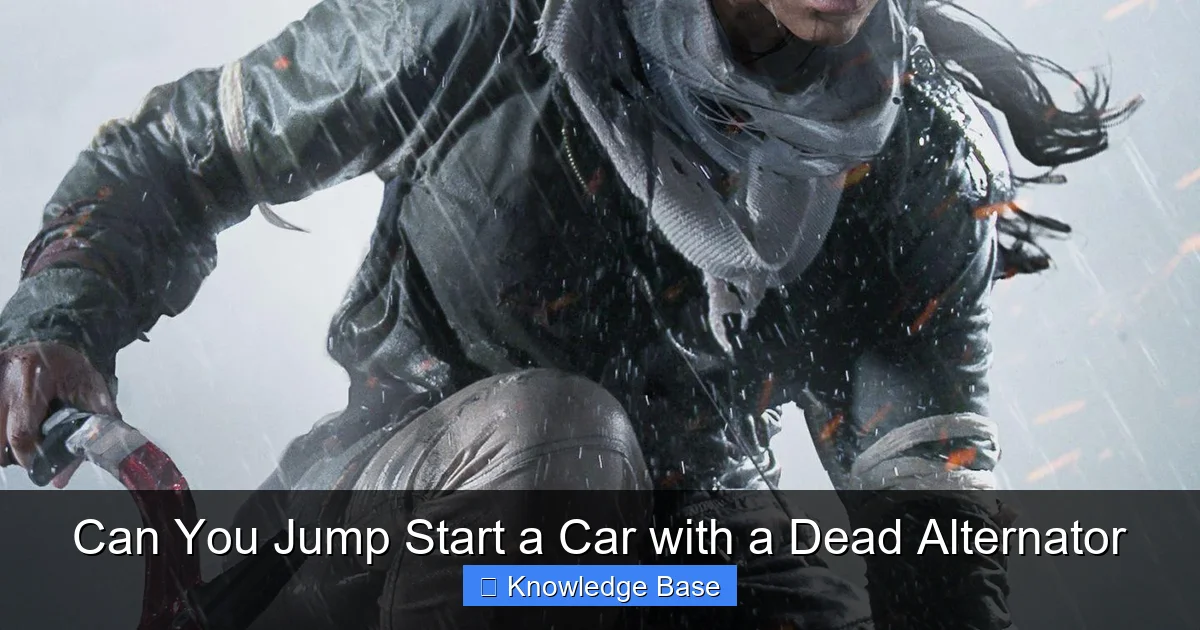 Can You Jump Start a Car with a Dead Alternator
